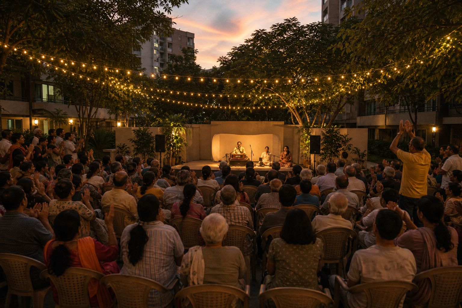 Society satsang kirtan